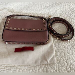 Never used LIKE NEW Valentino Rockstud Mini Bag with crossbody strap